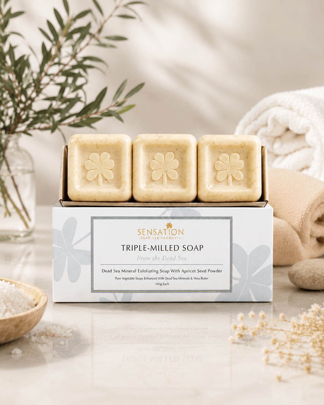 Triple Milled Exfoliating Soap – 300g