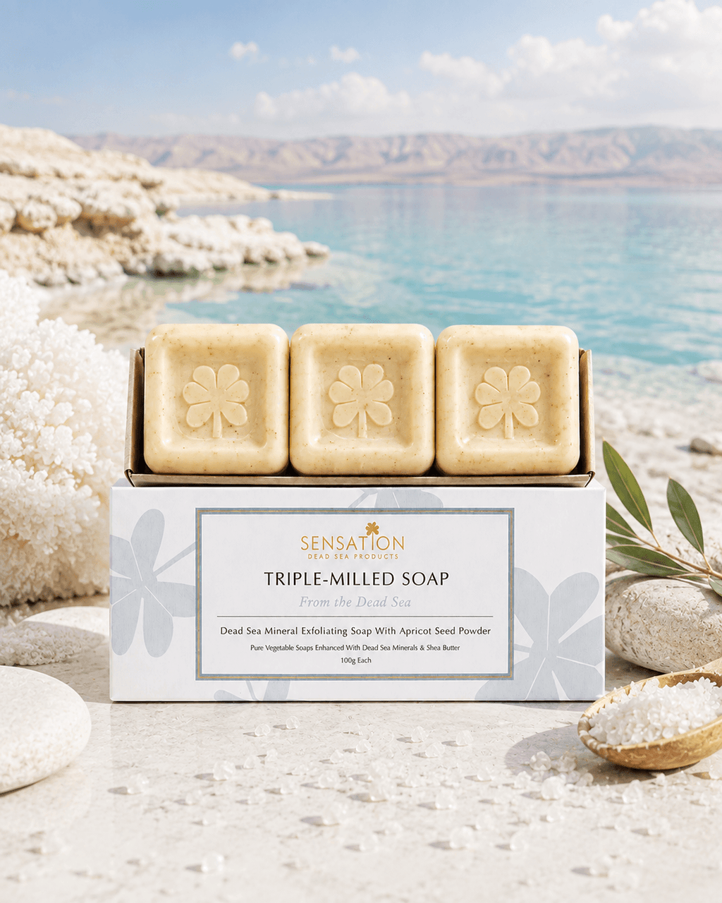 Triple Milled Exfoliating Soap – 300g