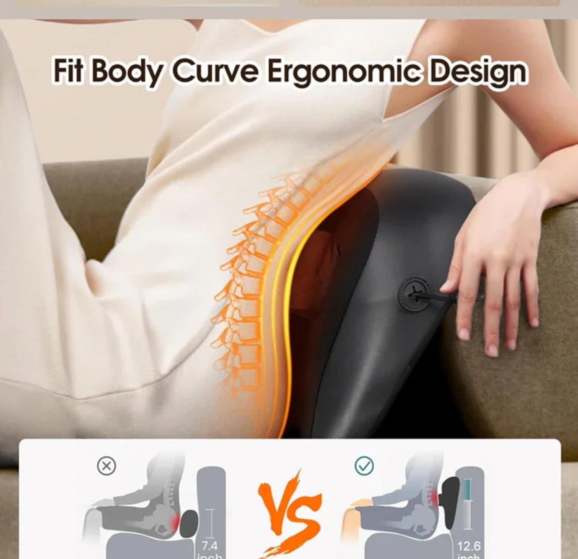 Melody Neck & Trapezius Massage Pillow