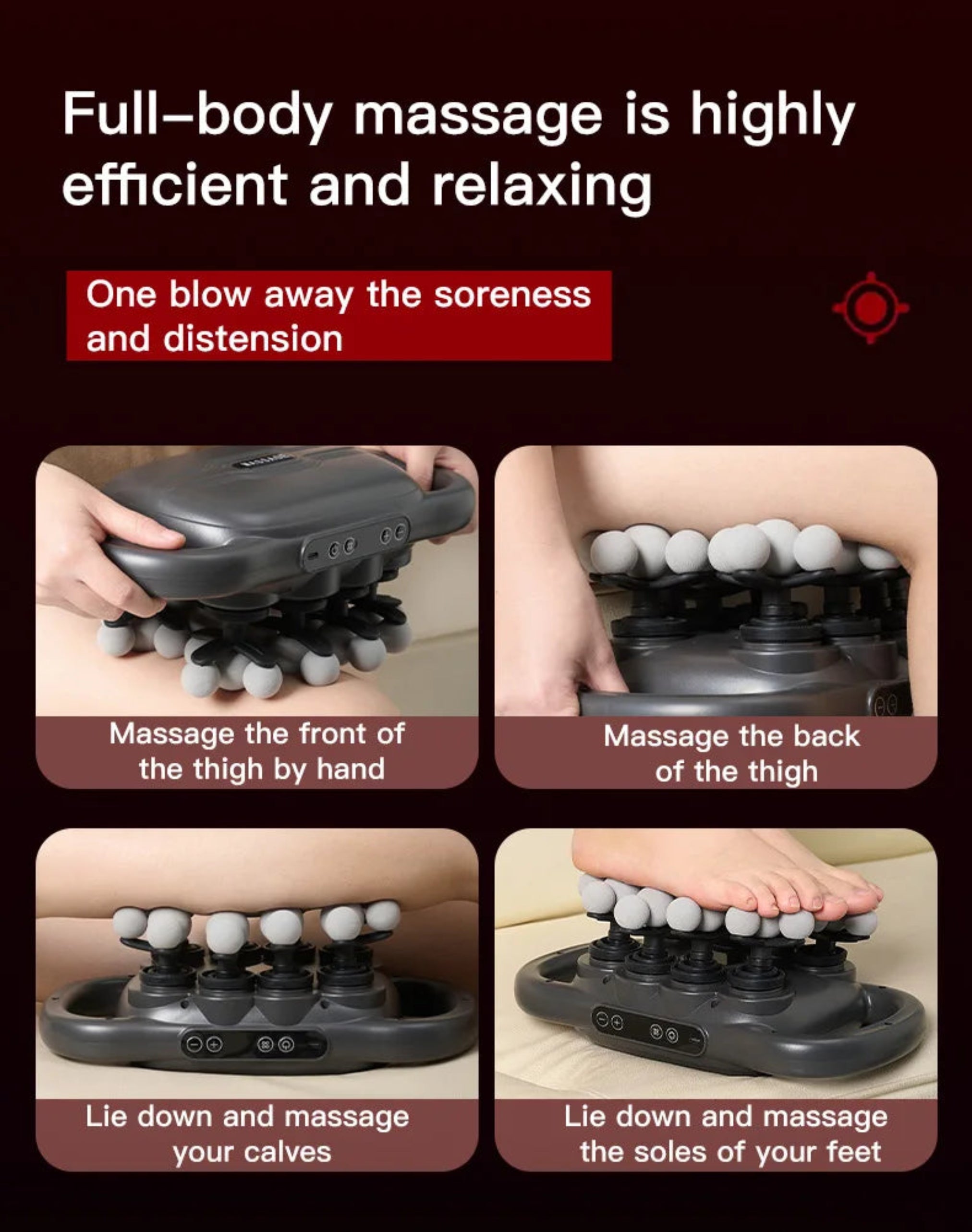 RelaxPro 16-Head Percussion Massage Gun