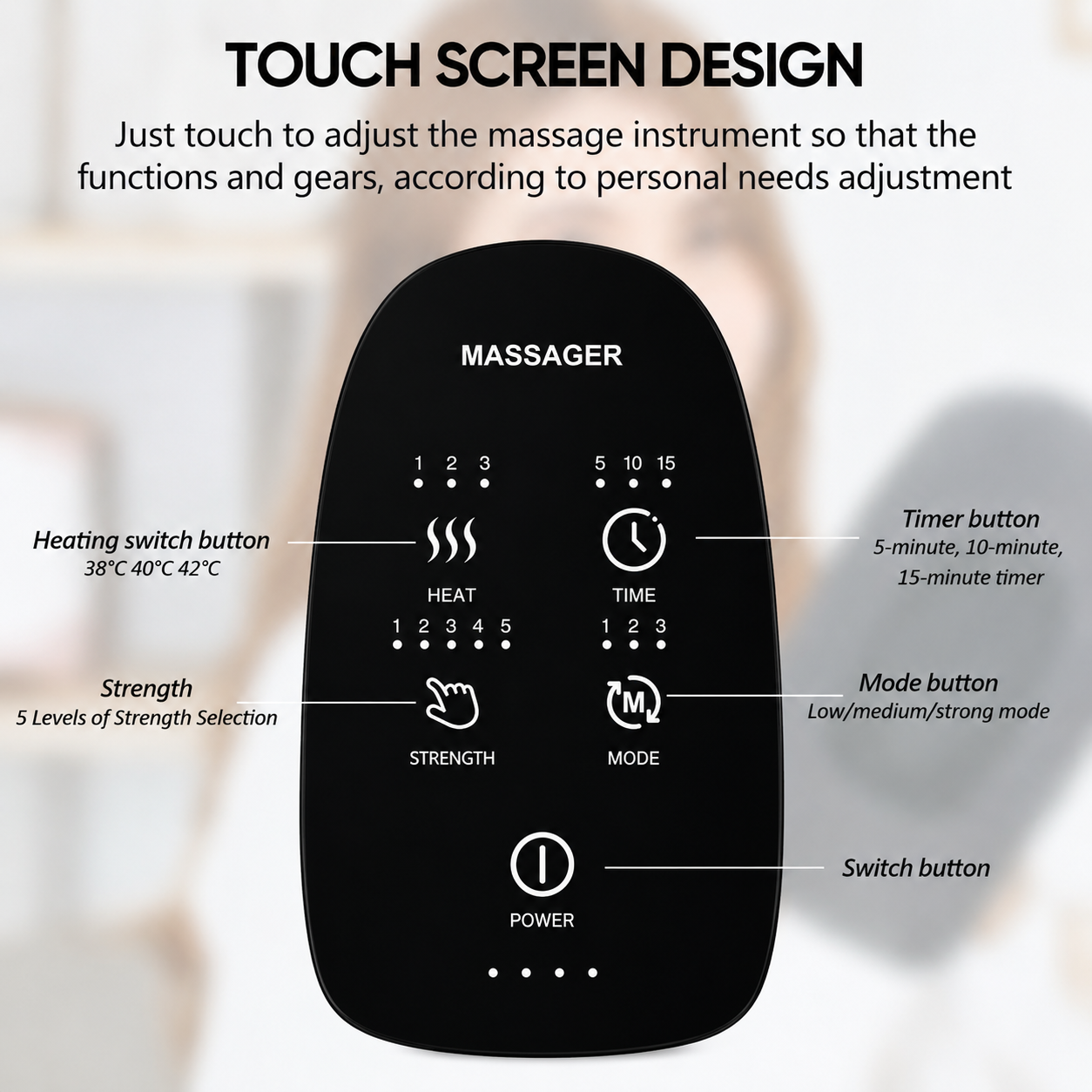 Intelligent Heated Hand Massager