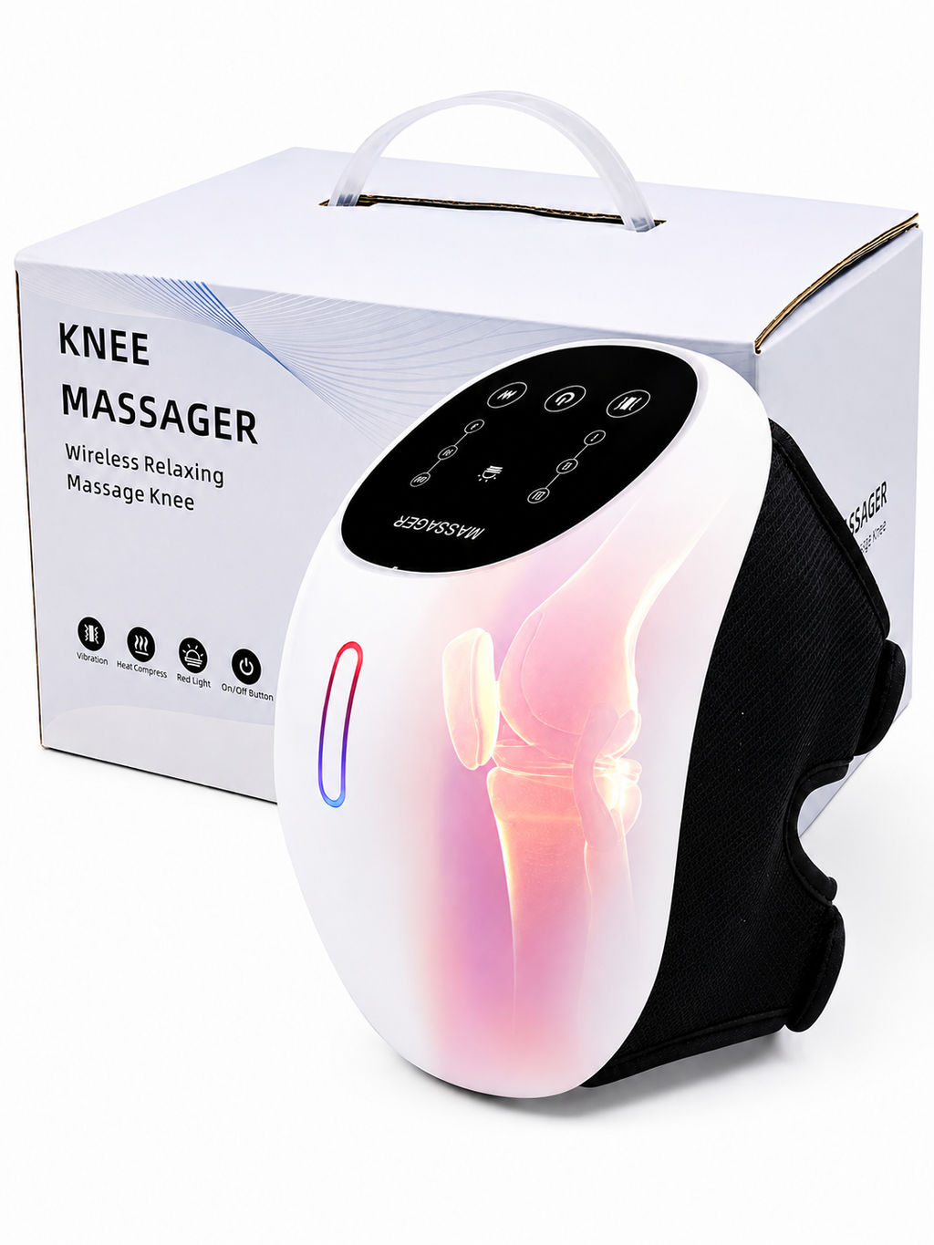 Knee Massager with Red Light Therapy