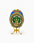 Tree of Life – Hand-Painted Real Ostrich Egg Decorative Art