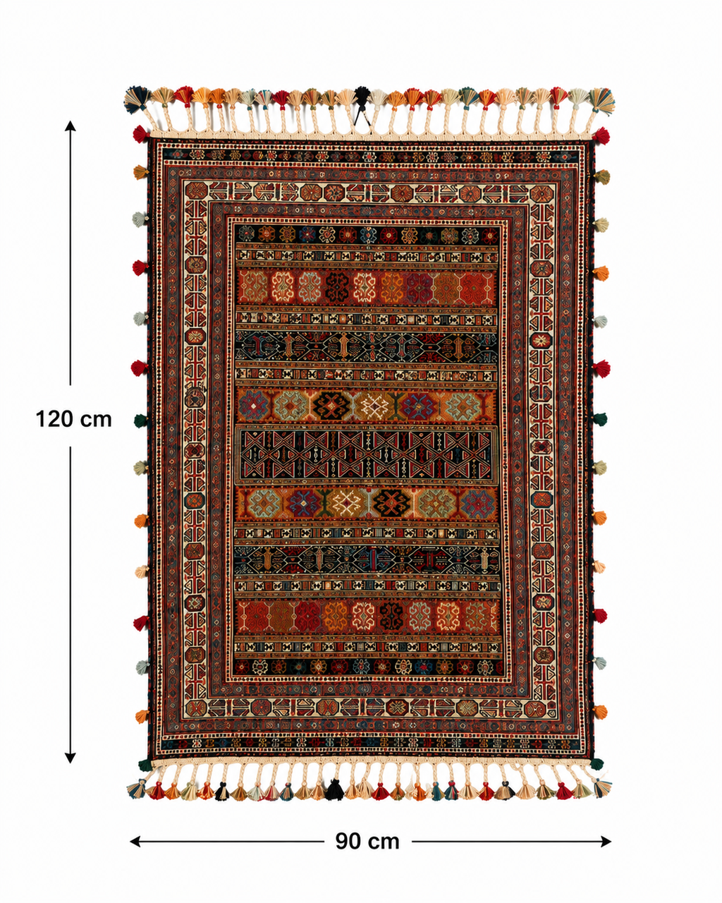 Handwoven Jordanian Wool Rug