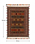 Handwoven Jordanian Wool Rug