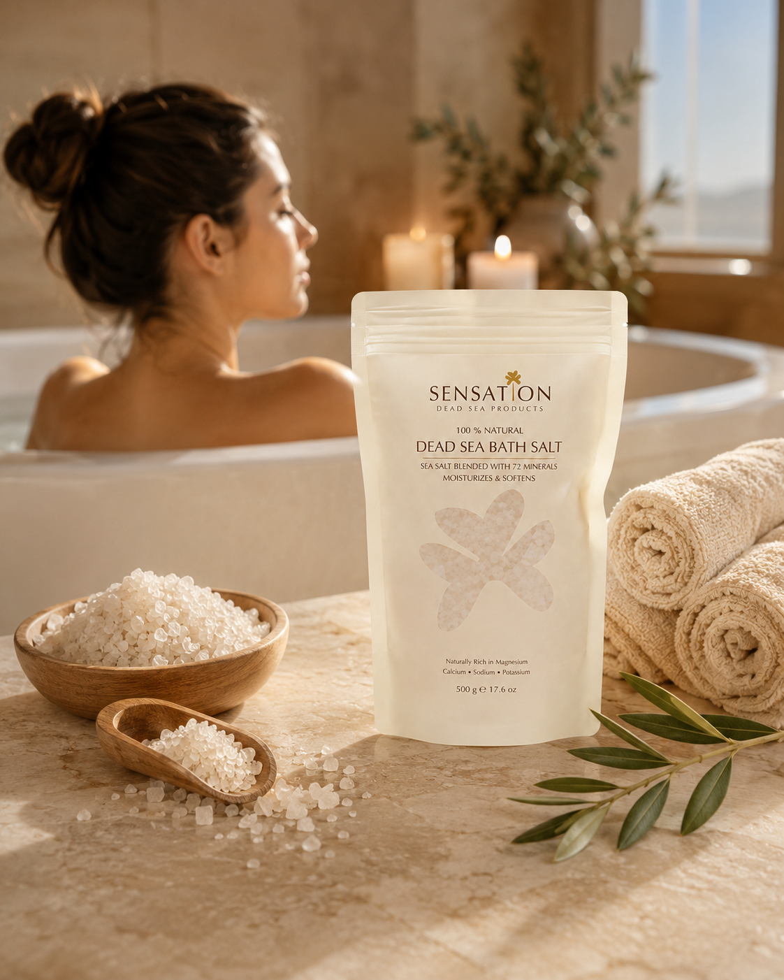 Pure Dead Sea Bath Salt