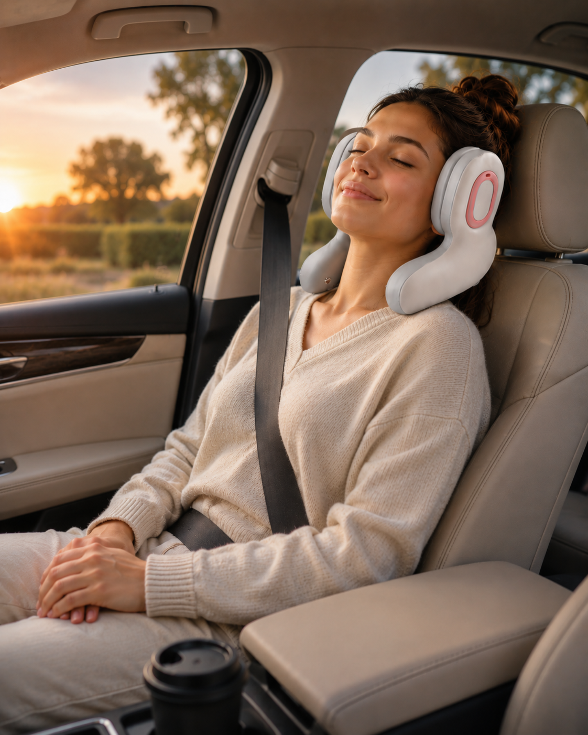 Headset Neck Massage Pillow