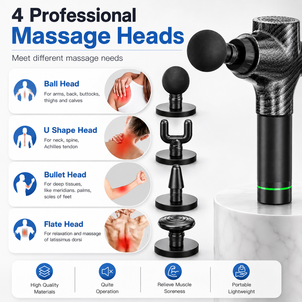 Foldable Deep Tissue Massage Hammer