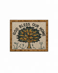 God Bless Our Home – Handcrafted Natural Stone Mosaic Wall Art