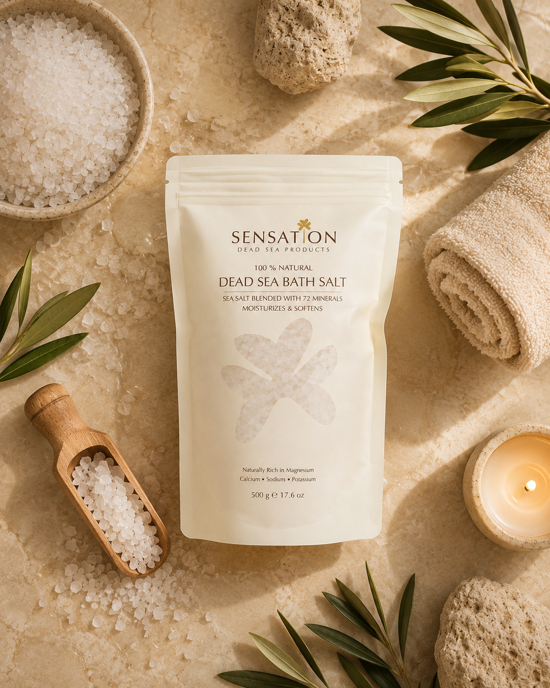 Pure Dead Sea Bath Salt