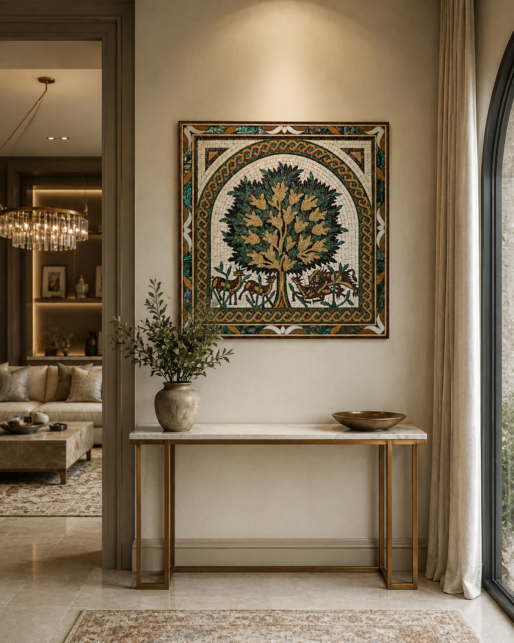 Tree of Life Handmade Mosaic Artwork