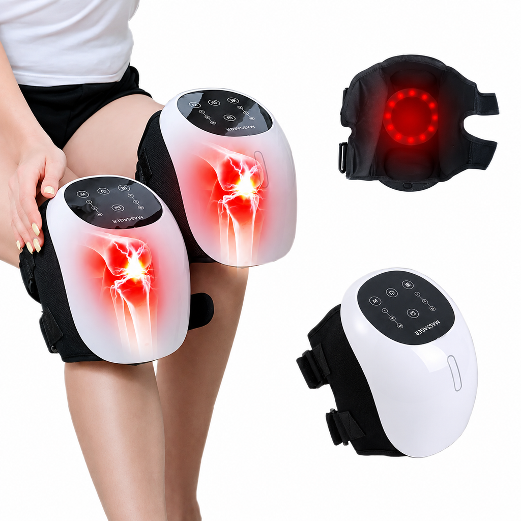 Knee Massager with Red Light Therapy