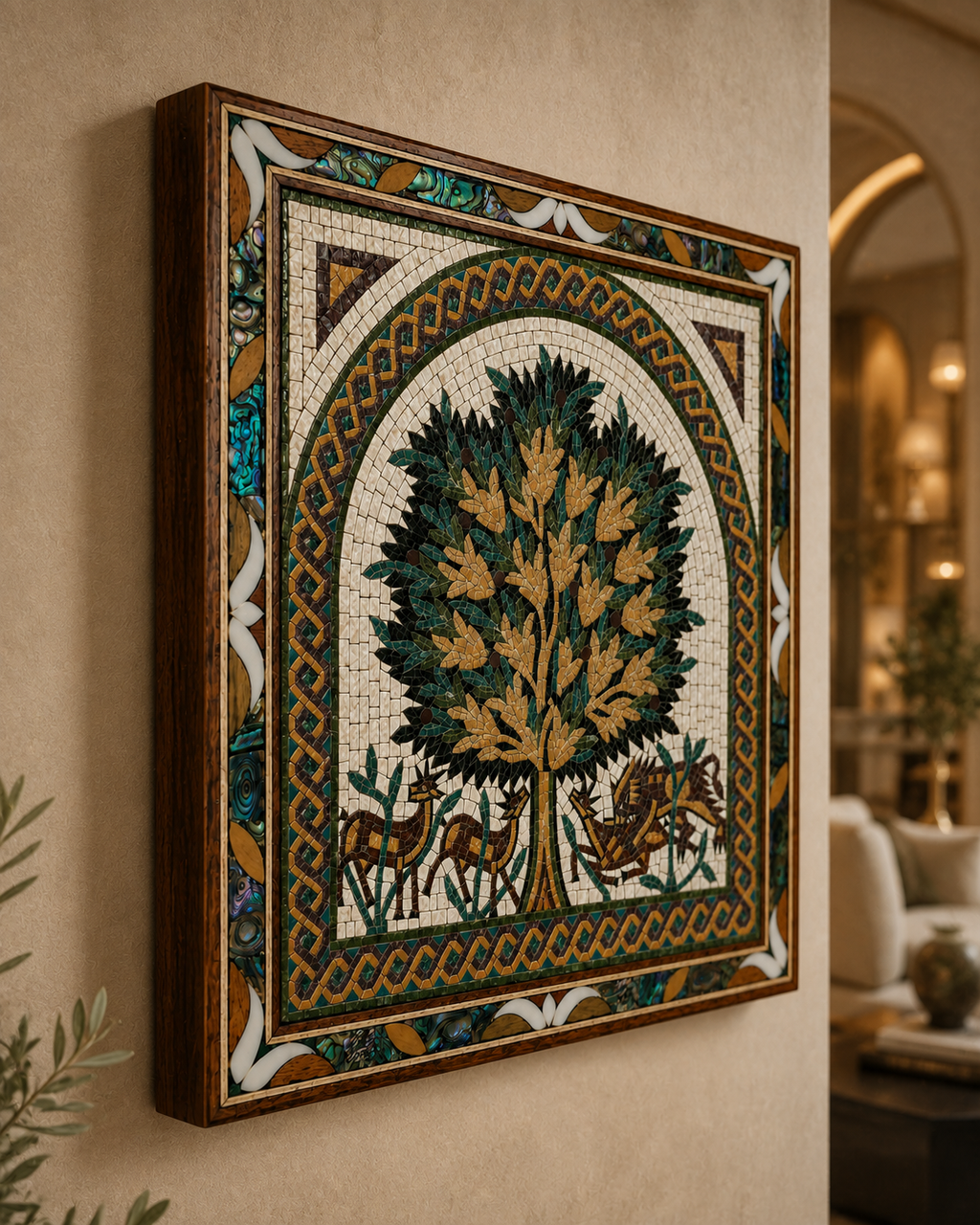 Tree of Life Handmade Mosaic Artwork