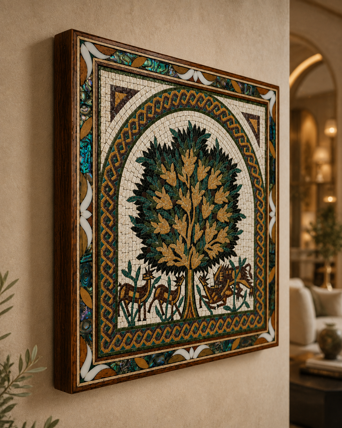 Tree of Life Handmade Mosaic Artwork