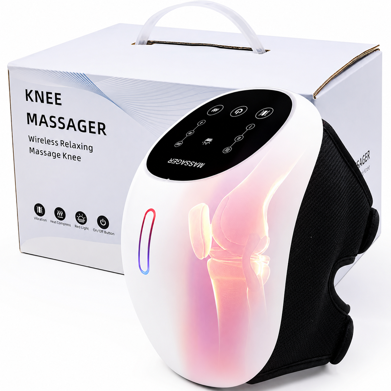 Knee Massager with Red Light Therapy