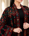 Luxury Embroidered Chiffon Bisht