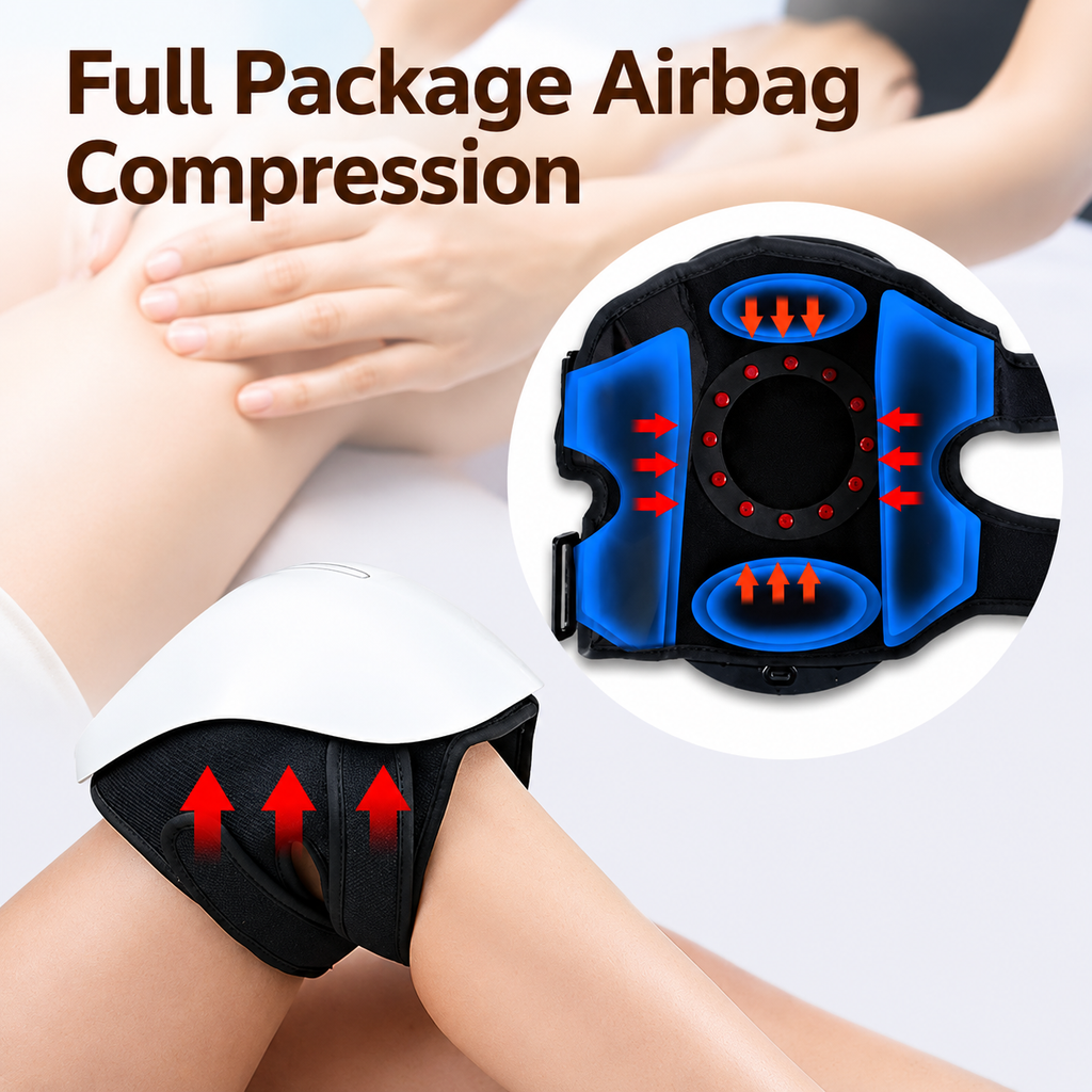 Knee Massager with Red Light Therapy
