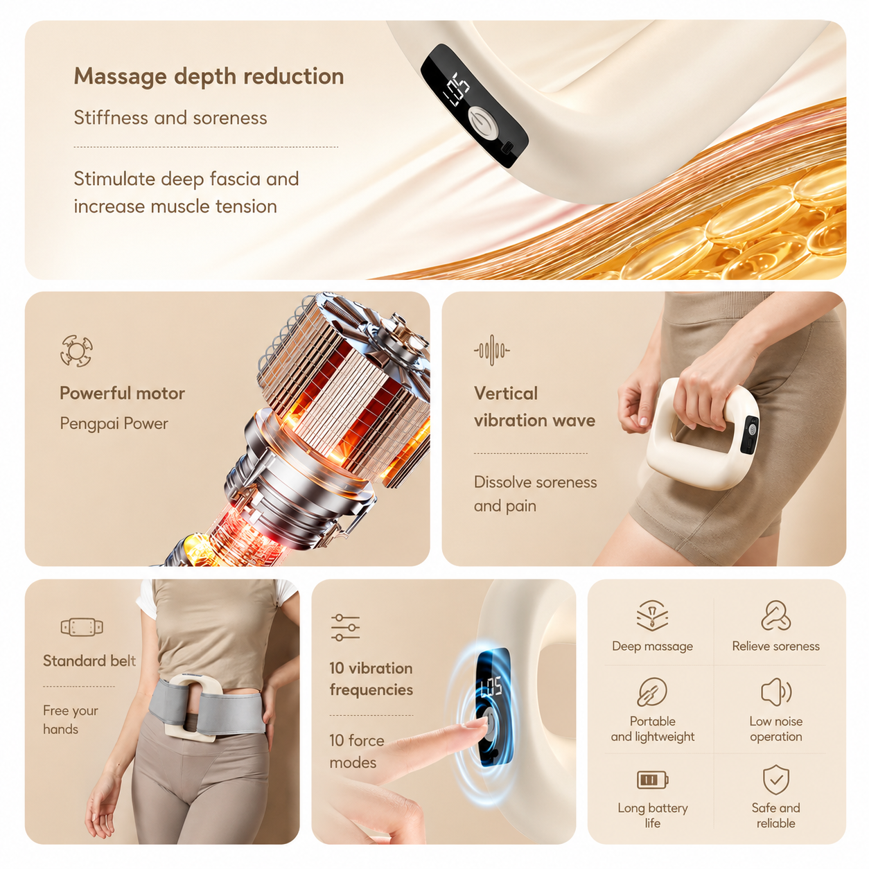 Two-in-One Fascia Ring Fat-Shaking Machine