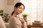 Using Relaxora Pulse Mini on neck and shoulder